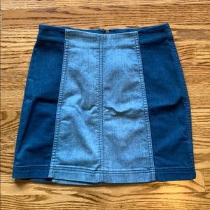 Free People Modern Femme Denim Mini